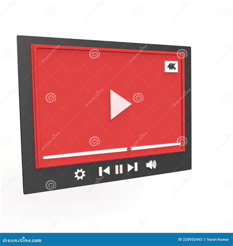 Youtube End Screen With Red Design And Red Lines Youtube Video