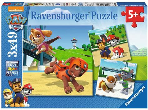 Ravensburger Pack Of 3 Paw Patrol Puzzles Paw Patrol Puzzles For