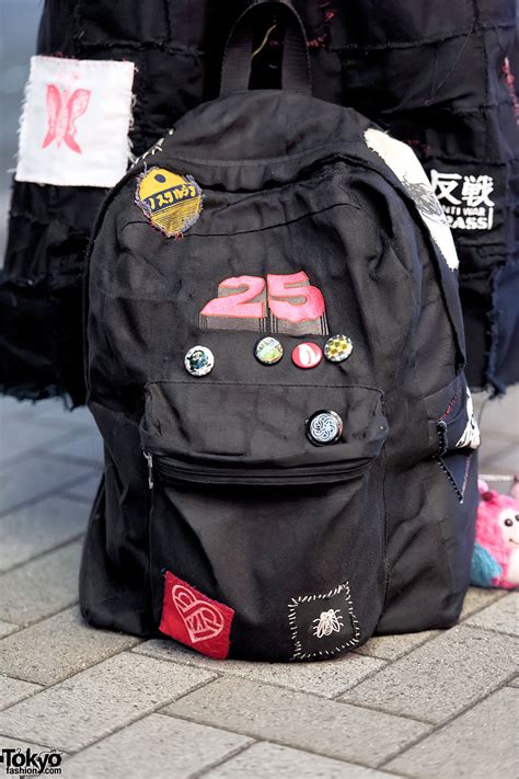 Crust Punk Skirt Hentaiworks Backpack And Punk Do Hoodie In Harajuku Tokyo Fashion
