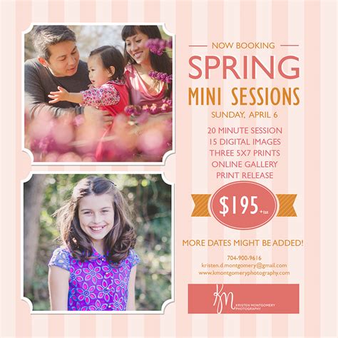 Spring Mini Photo Sessions Kristen Montgomery Photography