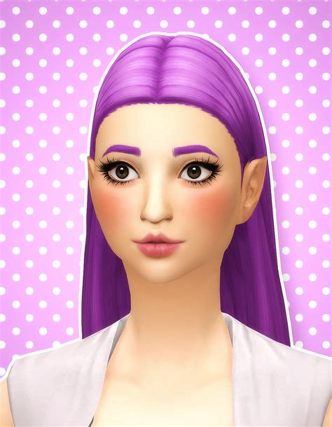 Sims Maxis Match Love4sims4 The Sims 4 Hair Zebrazest