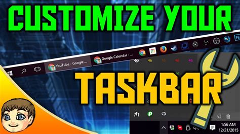 Customize Your Windows Taskbar In Windows 10 Youtube Gambaran