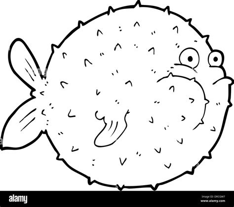 Cartoon Puffer Fish Stock Vector Image And Art Alamy