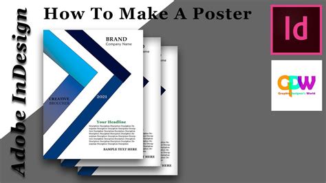 Adobe Indesign How To Create A Creative Poster Using Adobe Indesign