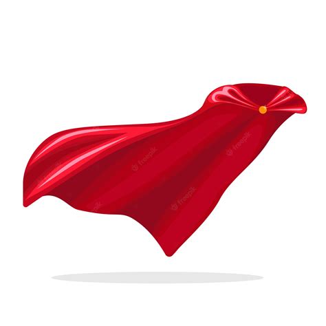 Premium Vector Red Hero Cape
