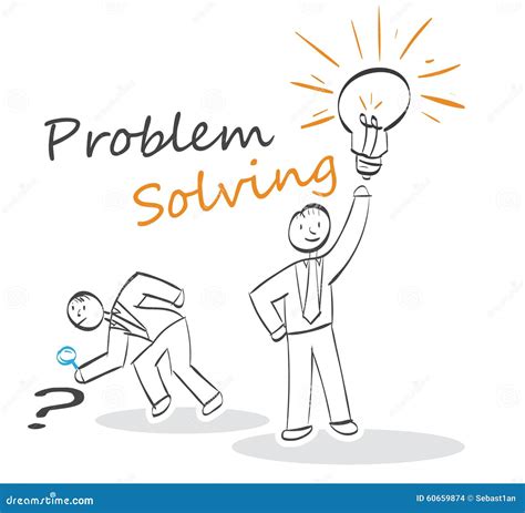 Problem Solving Stock Illustration Illustration Of Cartoon 60659874