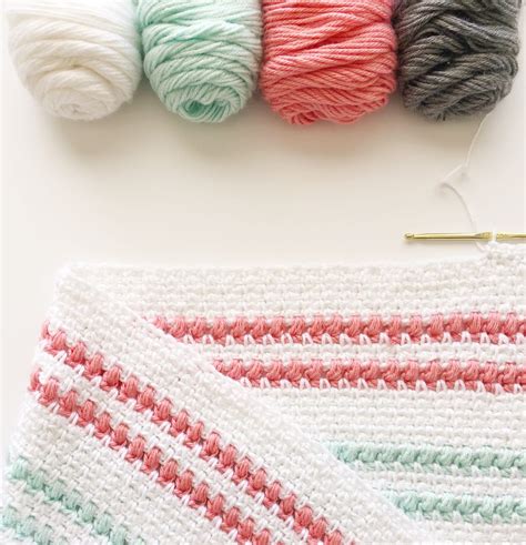20 Crochet Baby Blankets With Caron Simply Soft Daisy Farm Crafts
