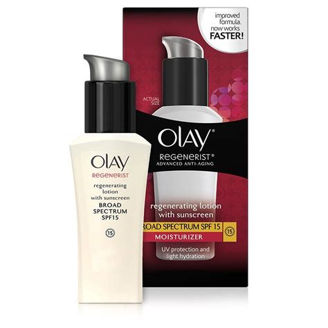 Olay Regenerist Regenerating Lotion With Sunscreen Broad Spectrum Spf