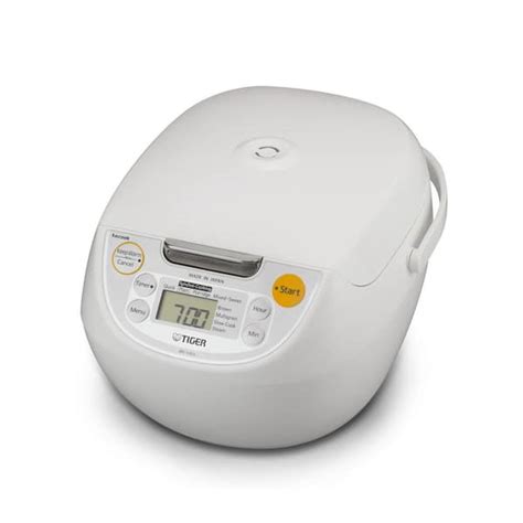 Tiger Micom 5 5 Cup White Rice Cooker With Tacook Cooking Plate JBV
