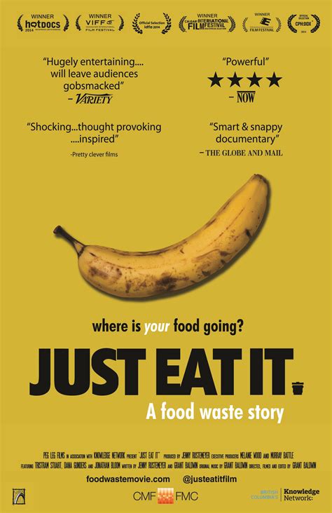 Just Eat It Food Waste Doco Movie And Soup Night Environmental