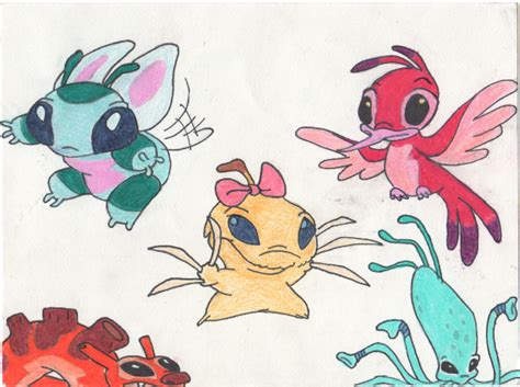 Lilo And Stitch Experiments By Nict55 On Deviantart