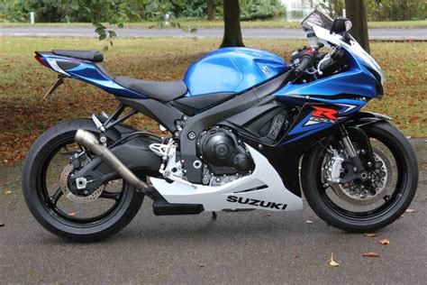 All used vehicle prices plus tax and reg. 2014 SUZUKI GSXR 600 L4 BLUE/WHITE - '64 plate 4 weeks old ...