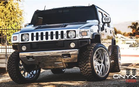 Silver Hummer H2 Outfitted And Ready To Go Off Road Hummer H2 Hummer