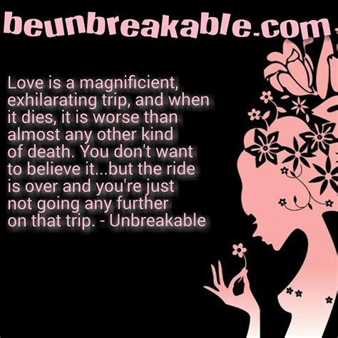 It was heartbreaking, only buck's heart was unbreakable. Unbreakable Spirit Quotes. QuotesGram