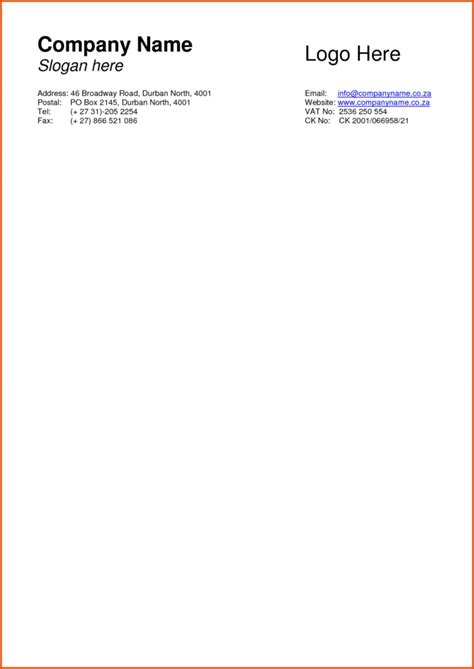 The letterhead format is always the same however to create memorability, you have to in the corporate letterhead format, the logo of the company should always be at the top. 008 Free Personal Letterhead Templates Word Download ...