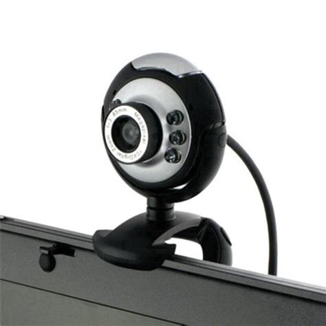 Buy 6 Led Lights Usb Webcam With Mic 360 Degree Rotation Notebook Video Chat Web Cam For