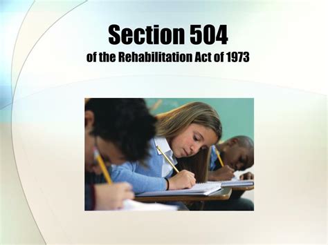 Ppt Section 504 Of The Rehabilitation Act Of 1973 Powerpoint