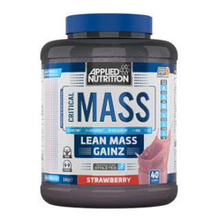 Applied nutrition critical mass provides a simple and inexpensive solution by providing a weight gain that digests quickly and easily allowing you to eat your normal meals without feeling as if youre force feeding ourself. Critical Mass Gainer 2,4kg Applied Nutrition