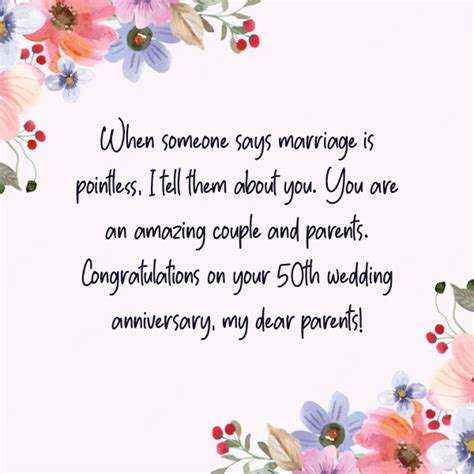 125 Hearttouching 50th Wedding Anniversary Wishes Messages And Quotes