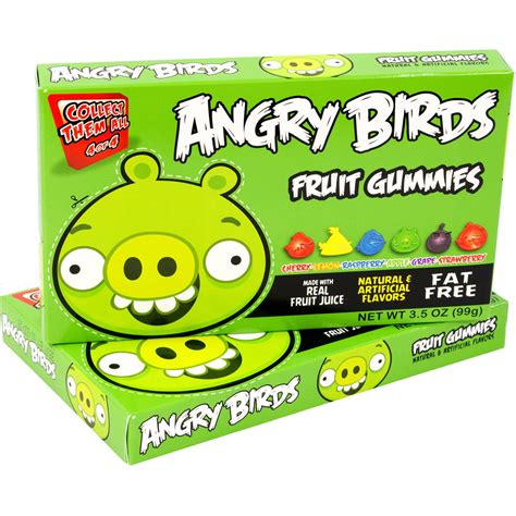 Angry Birds Fruit Gummies 35 Oz 12 Count