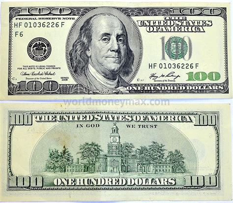 Background with many american dollars. USA 100 Dollar 2006 banknote :: WorldMoneyMax.com The ...
