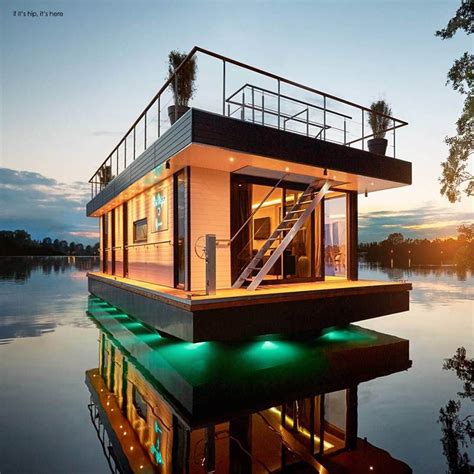 Eco Friendly High End Living That Floats Rev House Houseboats If It