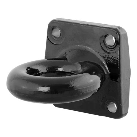 Curt 48560 Black Steel Pintle Hitch Lunette Ring 3 Inch Id 60000 Lbs