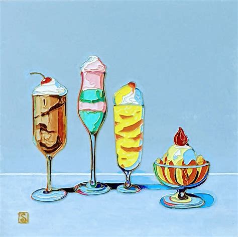 Cloisonne Art Ice Creams After Wayne Thiebaud By Sunny Che Flickr