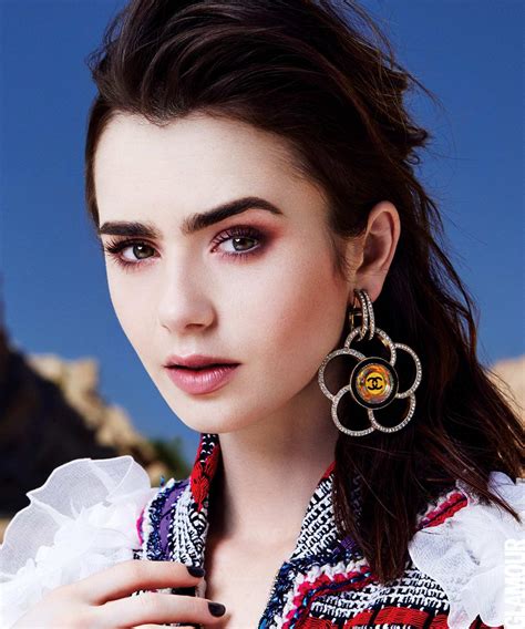 lily collins photoshoot for glamour magazine mexico july 2017 3