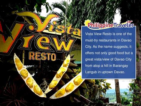 Vista View Resto Davao Restaurant Reviews