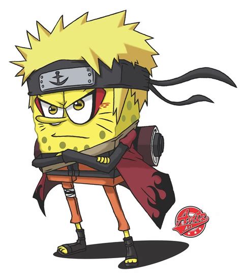 Sage Mode By Antzartgraphic On Deviantart Spongebob Drawings Naruto