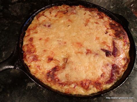 Spread cheese on top of corned beef. O'Brien's Corned Beef Casserole