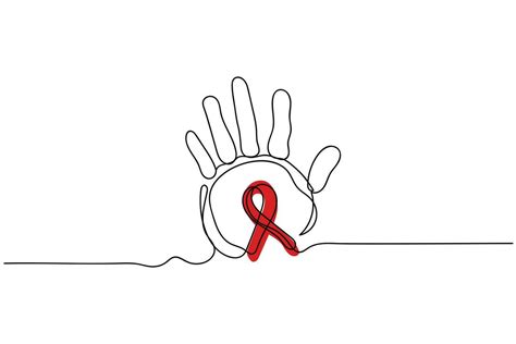 Aids Awareness Red Ribbon World Aids Day Concept 34115464 Vector Art