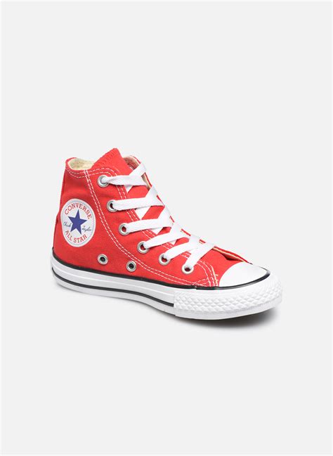 Converse bleu clair pas cher. Converse Chuck Taylor All Star Core Hi (Rouge) - Baskets ...
