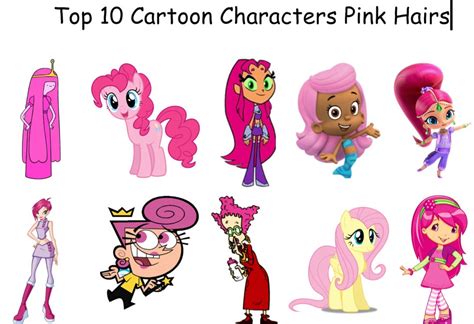 Top Cartoon Characters Pink Hairs By Briancabillan On Deviantart