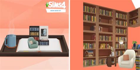 The Sims 4 Book Nook Kit Build Mode Items