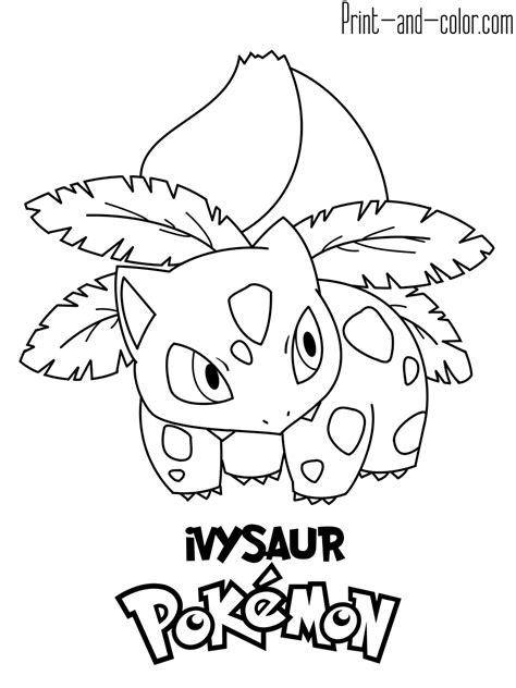 Pokemon Coloring Pages To Print