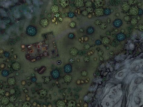 Battle Map Cabin Woods Inkarnate Create Fantasy Maps Online