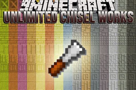 Unlimited Chisel Works Mod 11221112 For Minecraft 9minecraftnet