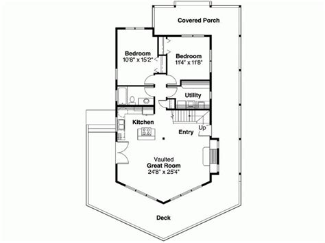 Benefits of 2 bedroom house plans. plan example of 2 bedrooms main floor | Guest House ...