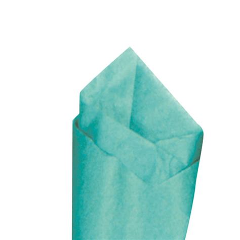 Aquamarine Blue Color Tissue Paper 20 X 30 24 Sheets Pack