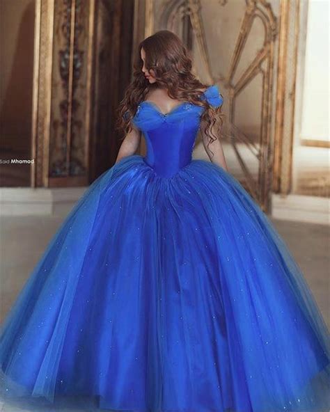 Robe De Princesse Bleu Roi Marina Mode