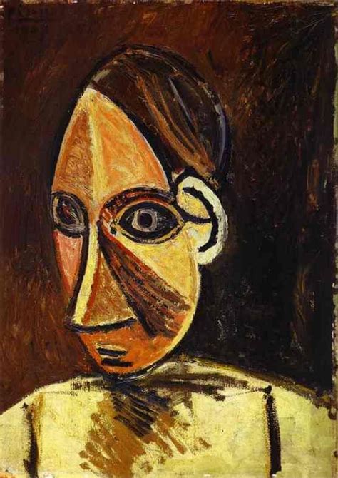 Pablo Picasso Head Of A Woman 1907 Picasso Art Pablo Picasso Art