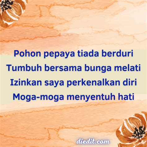 Pantun Perkenalan Diri Bahasa Melayu / Bahasa Melayu Tahun 3 Tema 5 Unit 13 Dskp 2 3 1 Iv
