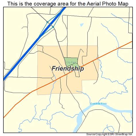 Aerial Photography Map Of Friendship Ar Arkansas