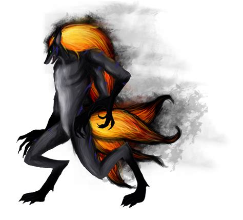 Commission Demon Fox By Niziolek On Deviantart