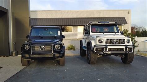 G550 And G63 4x4 Squared Side By Side Youtube