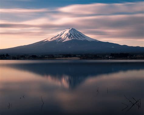 Winter Sunrise With Mount Fuji Kawaguchiko Rjapanpics