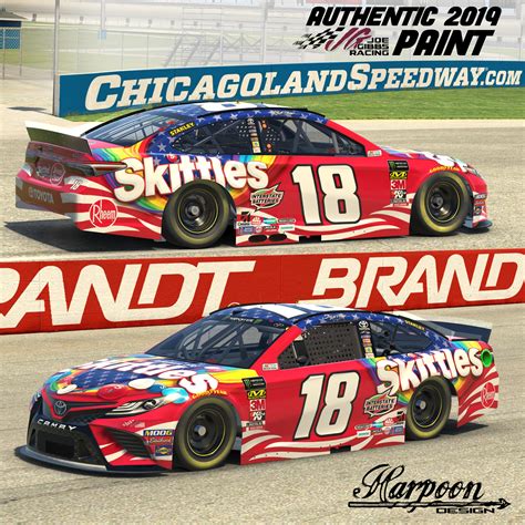 Busch acknowledges that he'll be starting the renegotiation soon. 2019 Kyle Busch Skittles USA Toyota Camry Numbers by ...