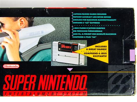 Super Scope Game And Scope Bundle Super Nintendo Snes Retromtl
